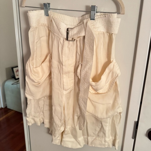 Zara SRPLS BRMD Bermuda cargo shorts w/ belt - Picture 5 of 8